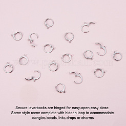 Фурнитура для сережек-рустик из хирургической нержавеющей стали 316 A-STAS-I045-02