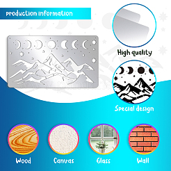 Трафареты для штампов из нержавеющей стали DIY-WH0242-221