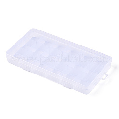 Прямоугольный полипропиленовый контейнер для хранения бусинок CON-N013-03