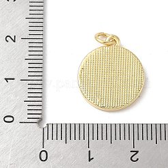 Подвески из латуни с натуральными белыми ракушками KK-S522-13G