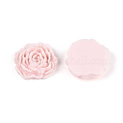 Кабошоны из непрозрачной смолы в виде цветка CRES-T025-28C-01