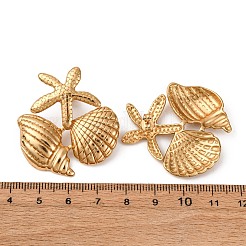 Серьги-гвоздики из нержавеющей стали 304&nbsp;EJEW-L304-07G