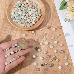 3 нити 3 стиля натуральные цветочные бусины из амазонита нити G-PA0001-42