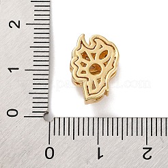 Стойки обшивки латунь микро проложить кубического циркония бусы KK-Z082-10G