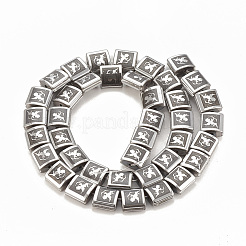 Electroplate non magnetici ematite sintetico fili di perline&nbsp;G-T061-69A-05