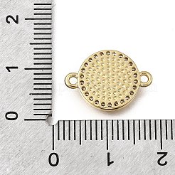 Religion Messing Micro Pave klare Zirkonia Verbindungsstück Charms&nbsp;KK-G602-07G-05