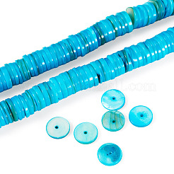 1 brin de perles de coquillages d'eau douce naturels&nbsp;SHEL-TA0001-35D