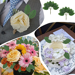 200шт. искусственные листья из шелковой ткани AJEW-CN0004-07B