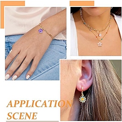 25шт 25 стиля светлые позолоченные подвески из сплава с эмалью&nbsp;ENAM-YW0004-33