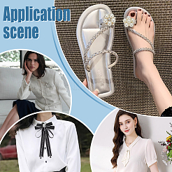 16 шт. 4 стиля кабошонов из сплава в форме цветка JEWB-FG0001-19