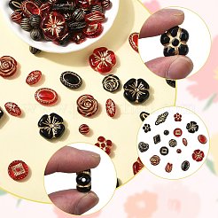 100шт акриловые бусины&nbsp;OACR-SC0002-42