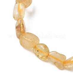 Bracciali elasticizzati con perle di quarzo rutilato naturale&nbsp;BJEW-K213-20