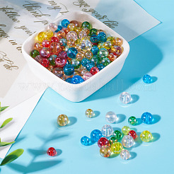 528 шт. 12 стильные гальванические прозрачные стеклянные бусины&nbsp;GLAA-TA0002-31