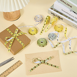 7 рулон 7 стилей полиэстеровых лент с принтом пчел набор&nbsp;SRIB-CY0001-02A