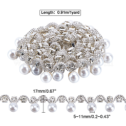 1 ярд латунных и стеклянных стразов и пластиковых чашек FIND-GA0001-82