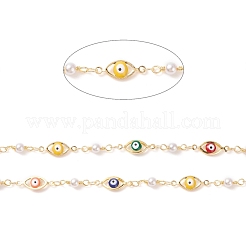 Catene a maglie in ottone con occhi di cavallo&nbsp;CHC-P009-20G