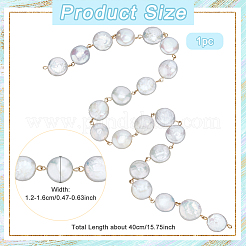 Perlen- und Gliederkette aus Edelstahl 304&nbsp;AJEW-PH01617