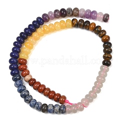 Fili di perle naturali di giada bianca&nbsp;G-NH0006-A14-01
