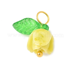 Подвески из синтетических ракушек в форме цветка&nbsp;PALLOY-JF03862-03