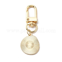 Улыбающееся лицо подвеска из эмали KEYC-WH0036-08LG-07