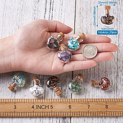 DIY Herz wünscht Flasche machen Kits&nbsp;DIY-CW0001-04