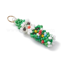 Пасхальные подвески-гномы из стеклянного бисера&nbsp;PALLOY-MZ01037-02