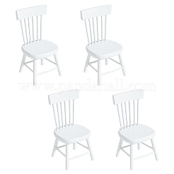 Мини деревянные стулья&nbsp;AJEW-WH0041-76A