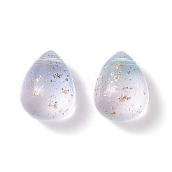 Двухцветный прозрачный стеклянный шарик GLAA-T017-01-B03