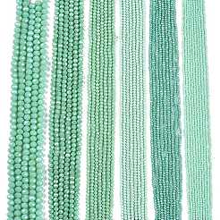 Стеклянные бусины с гальваническим покрытием  EGLA-A044-P6mm-A14