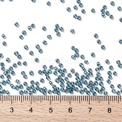 TOHOラウンドシードビーズ  日本製シードビーズ  （275)つの内側の色のabクリスタル/ティールの裏地  11/0  2.2mm  穴：0.8mm  約1110個/10g&nbsp;X-SEED-TR11-0275