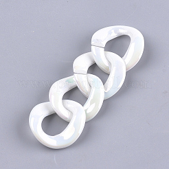 Кольца из искусственного жемчуга из акрила&nbsp;OACR-S024-46