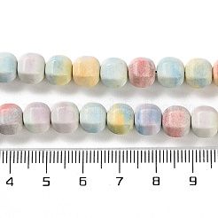 Fili di perline lanterna in agata naturale arcobaleno alashan&nbsp;G-NH0022-B01-01