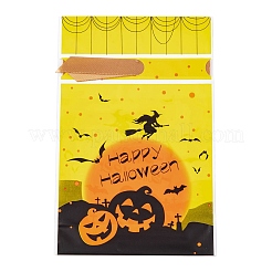50 sachets rectangulaires en plastique pour bonbons d'Halloween.&nbsp;ABAG-U001-01B