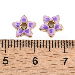 Cappuccio per perlina smaltata in acciaio inossidabile 304&nbsp;SA-CBAA937-12G-02