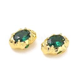 Perles en laiton pavé de zircone cubique&nbsp;CU-CBA42CA-06G
