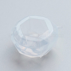 Diyのダイヤモンドのシリコンモールド  レジン型  UVレジン用  エポキシ樹脂ジュエリー作り  ホワイト  24x15mm&nbsp;DIY-G012-03A