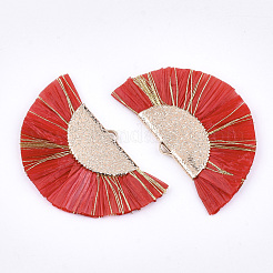 Подвески из рафии с кисточками&nbsp;X-FIND-T026-17