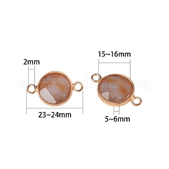 Соединители звеньев драгоценного камня 10pcs 10 стиля&nbsp;G-SZ0001-12LG