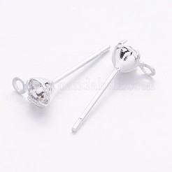 Латунные серьги&nbsp;EC592-S