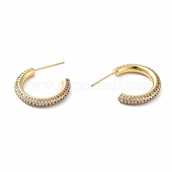 Серьги-гвоздики в форме буквы 