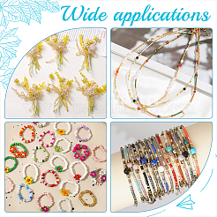 180 г 18 стилей стеклянных бусин&nbsp;SEED-GO0001-10C