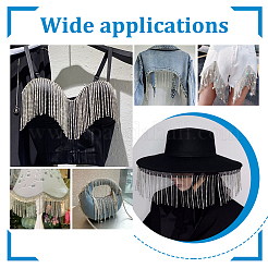 2 ярд полиэфирной кружевной ленты с кисточками&nbsp;OCOR-PH0006-48A