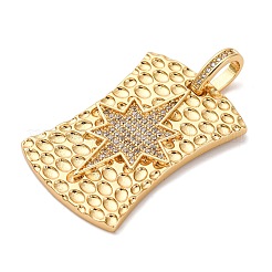 Латунные микро проложить кубического циркония подвески&nbsp;KK-U076-02G-05