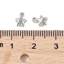 Латунные подвески в виде звезд&nbsp;XGR0109P-97P