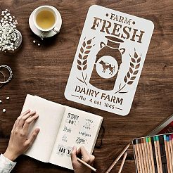 Пластиковые многоразовые шаблоны трафаретов для рисования DIY-WH0202-283