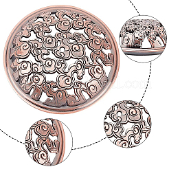 2 couvercle de porte-encens en alliage 2 couleurs&nbsp;FIND-GF0003-49