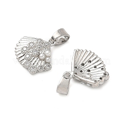 Латунные микро проложить кубического циркония подвески&nbsp;KK-D502-21P