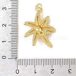 Colgantes de perlas de latón y plástico ABS&nbsp;PL-CBA6938-13G-01