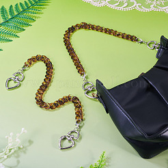 2 Stück Acryl-Gliederketten zur Taschenverlängerung&nbsp;HJEW-TAC0141