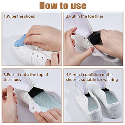 14 пара 2-х цветных резиновых регулируемых наполнителей для обуви&nbsp;FIND-HS0001-99